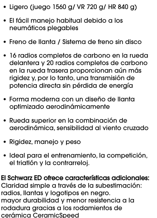 Ruedas Lightweight FERNWEG / A PEDIDO