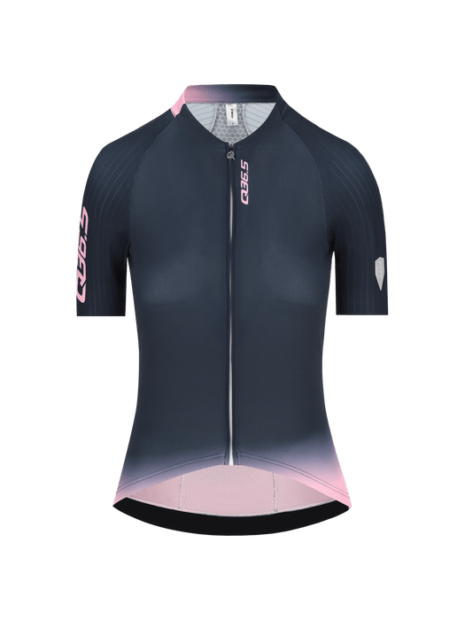Q36.5 Tricota Gregarius Pro Collar Fade Maillot Azul/Rosado Mujer