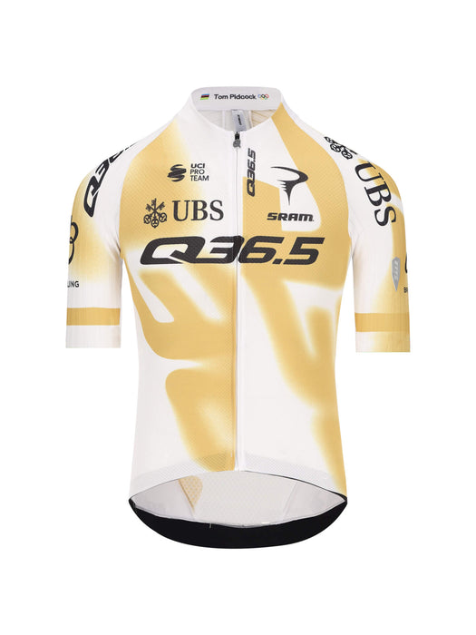 Tricota Q36.5 Jersey Gregarius Pro Team Off-Road Maillot Gold-White