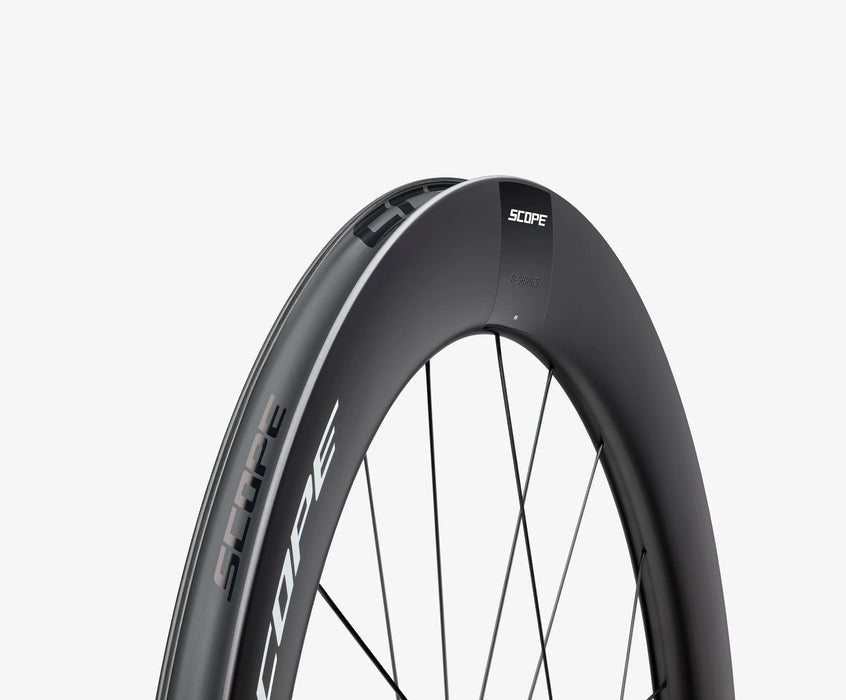 Scope Ruedas de Carbono R-Series 6 Perfil 65 - Logo Blanco 700c
