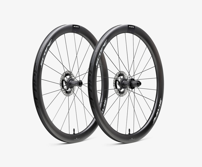 Scope Ruedas de Carbono R-Series 4 Perfil 45 - Logo Blanco 700c