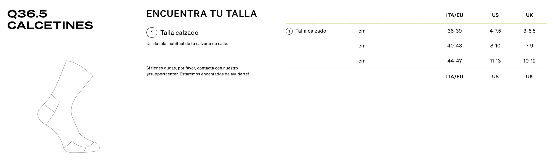 Calcetin Ultra Q36,5