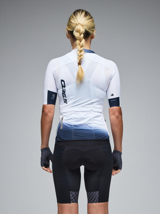 Q36.5 Tricota Gregarius Pro Collar Fade Maillot Blanco Mujer